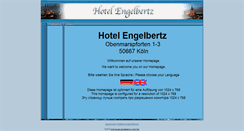 Desktop Screenshot of hotel-engelbertz.de